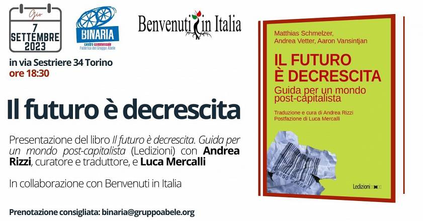 Il futuro è decrescita